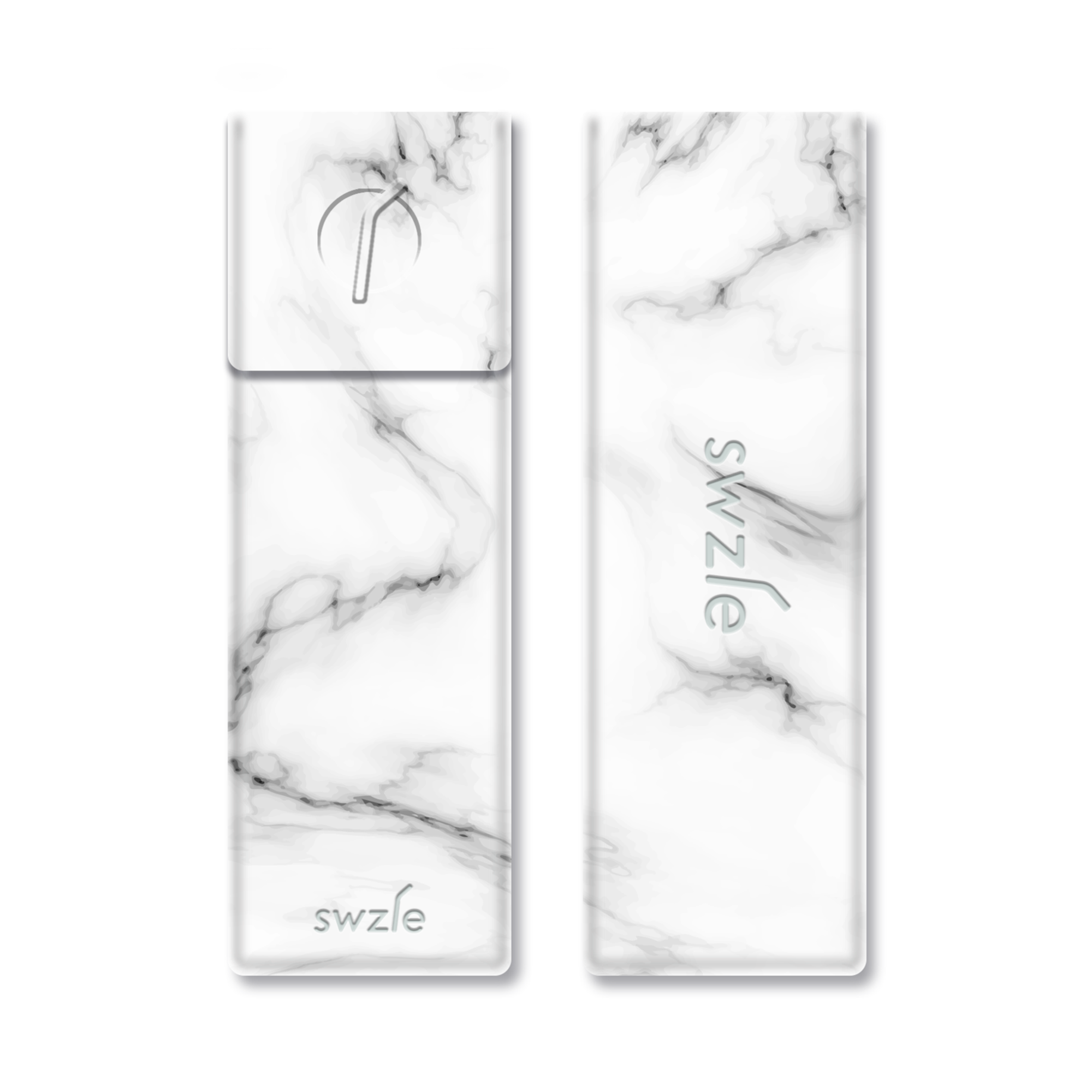 SWZLE Drinking Straw Carrying Case - Marble